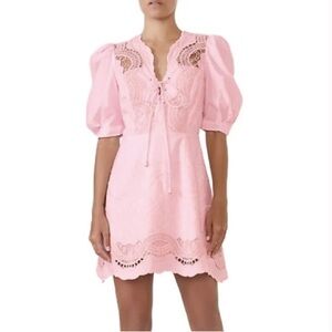 Bardot pink mini dress